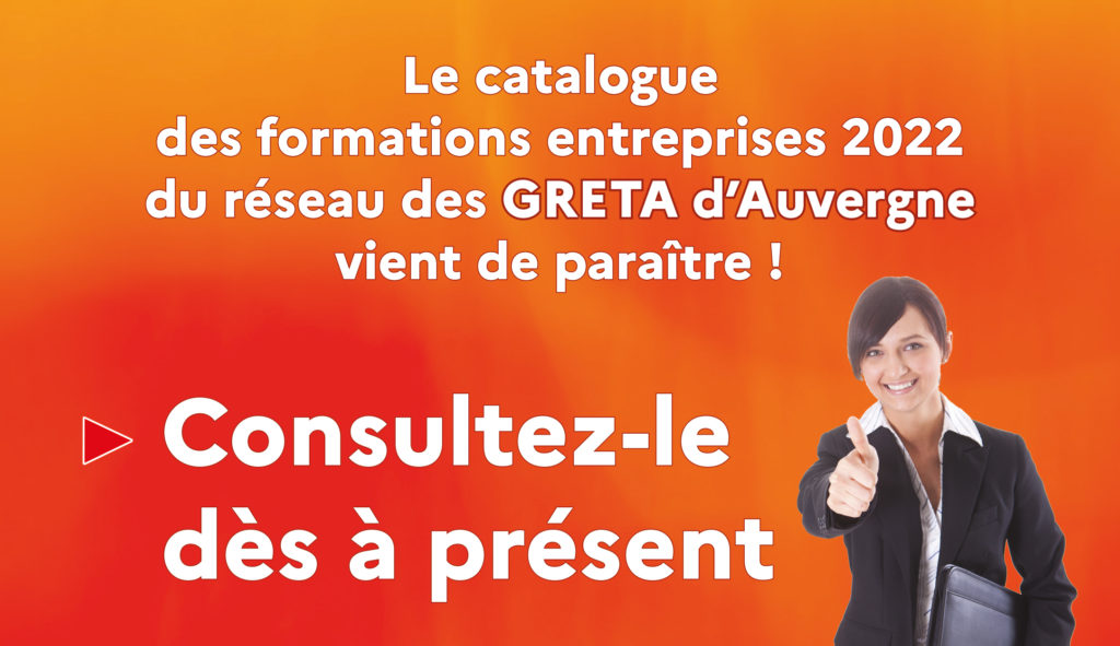 Catalogue de formation du réseau des Greta d'Auvergne
